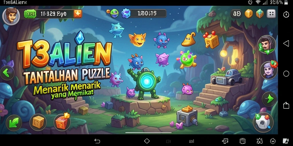 Screenshot gameplay 138ALIEN yang menampilkan tantangan puzzle.