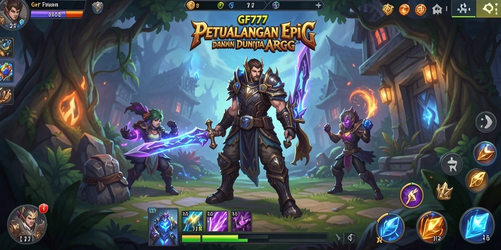 Gameplay ARPG mendebarkan di dunia GF777 yang kaya.
