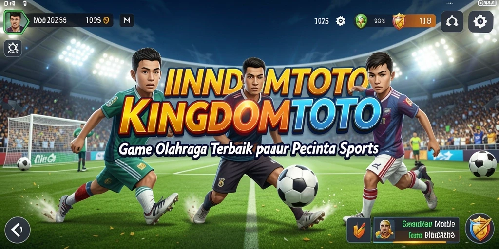 Tangkapan layar dari gameplay KINGDOMTOTO yang penuh aksi olahraga.