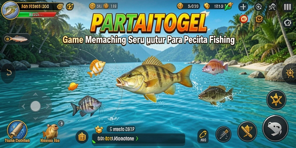Gameplay seru memancing di <strong>PARTAITOGEL</strong> dengan berbagai ikan dan lokasi menarik.